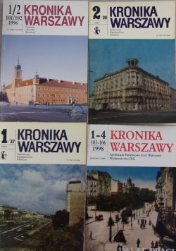 Kronika Warszawy zestaw 4 książek