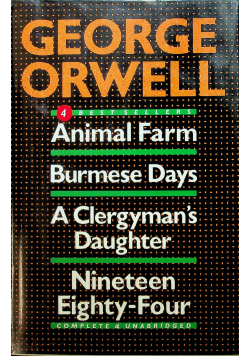 Animal farm burmese days  a clergymans daughter