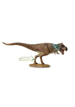 Dinozaur Tyranozaur polujący