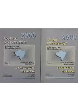 2000 - Rocznik statystyczny województwa dolnośląskiego, tom I - II