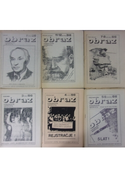 Obraz-miesięcznik społeczny, zestaw 6 książek