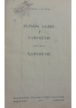 Żyzność gleby i nawożenie