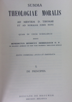 Summa Theologiae Moralis I