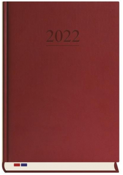 Terminarz 2022 Stacjonarny Bordo T-229V-B