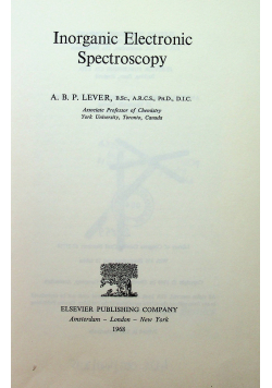 Inorganic Electronic Spectroscopy