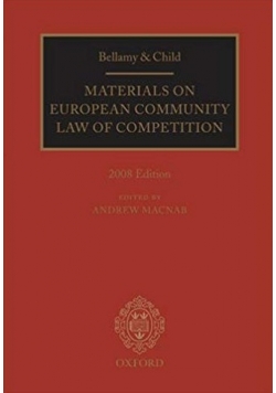 Materials on European Community Competition Law