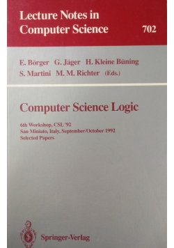 Computer Science Logic 702