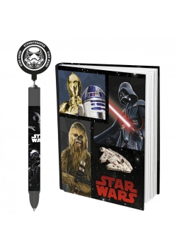 Zestaw długopis+notes w oprawie Star Wars DERFORM
