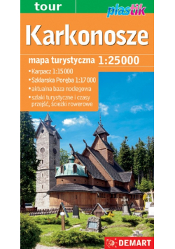 Karkonosze  mapa turystyczna plastik
