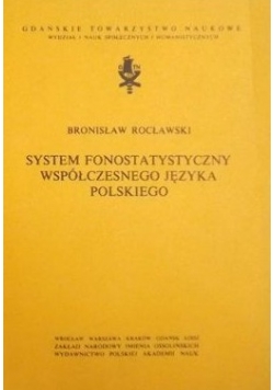 System fonostatystyczny współczesnego języka polskiego + Tabele
