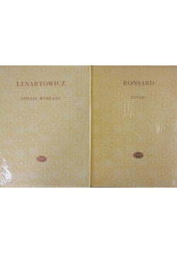 Poezje wybrane, zestaw dwóch książek
