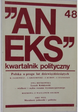 Aneks kwartalnik polityczny nr 48