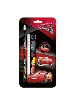 Zestaw 4 przyborów szkolnych Cars 42 DERFORM