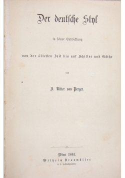 Der deutlche Stbl 1861 r.