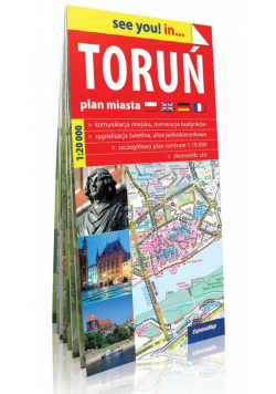 Toruń plan miasta 1:20 000 2015