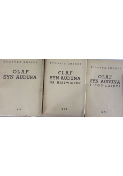 Olaf syn Auduna, Tom I - III z 1939 r.