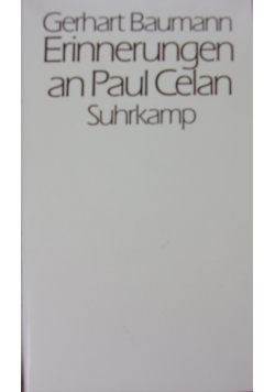 Erinnerungen an Paul Celan