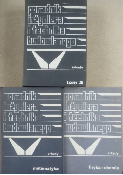 Poradnik inżyniera i technika budowlanego  3 książki