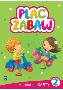 Plac zabaw Karty pracy Czterolatek Część 2