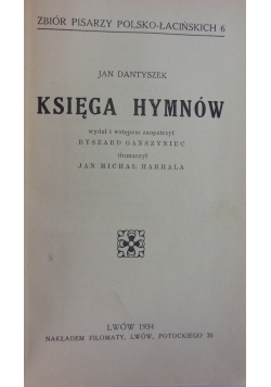 Księga hymnów, 1934 r.