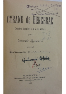 Cyrano de Bergrac 2 tomy