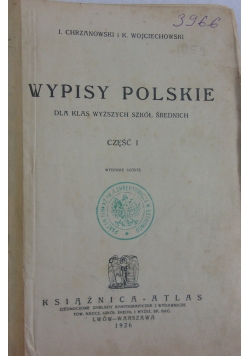 Wypisy Polskie, 1926 r.