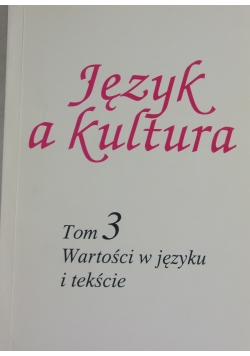 Język a kultura, tom 3