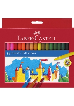 Flamastry Faber-Castell Zamek 36 kolorów