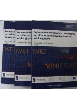 Podniesienie efektywności kształcenia uczniów ze specjalnymi potrzebami edukacyjnymi , cz 1 - 3