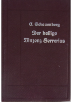 Der heilige Vinzenz Serre, 1913 r.