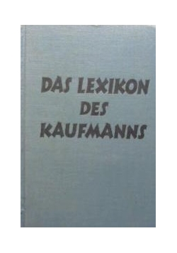Das lexikon des kaufmanns