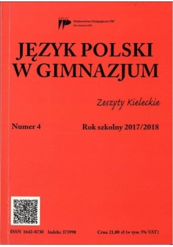 Język Polski w Gimnazjum nr.4 2017/2018