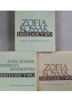 Dziedzictwo tom 1 do 3