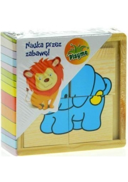 Klocki drewniane Zwierzęta