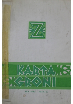 Karta Groni Nr IX X