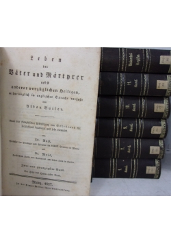 Leben der Vater und Martnrer,1823r.,Zestaw 7 książek