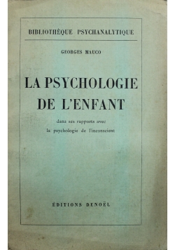 La psychologie de lenfant 1938 r.