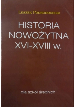 Historia nowożytna XVI do XVIII w