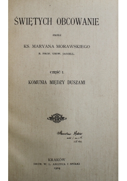 Świętych obcowanie 1904 r