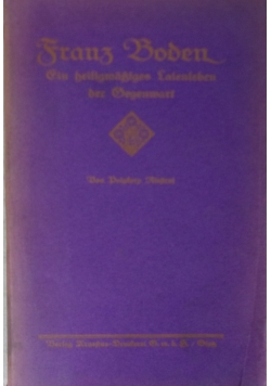 Photograph Franz Boden, 1925r.