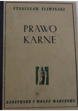 Polskie prawo karne materialne część ogólna, 1946 r.