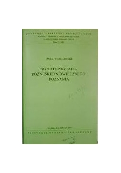Socjotopografia późnośrediowiecznego Poznania
