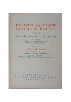 Katalog zabytków sztuki w Polsce, zeszyt 12