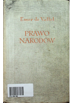 Prawo narodów tom I