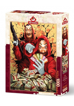 Puzzle 1000 Dom z papieru, Plan doskonały