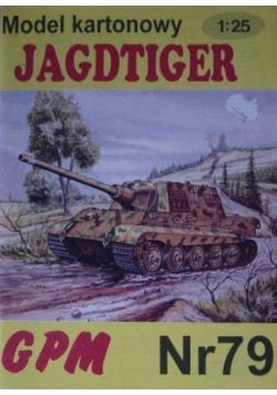 Model kartonowy Jagdtiger GPM nr.79