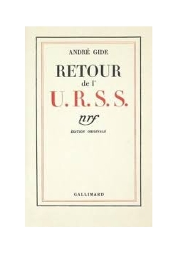 Retour de l' U.R.S.S. , 1936 .
