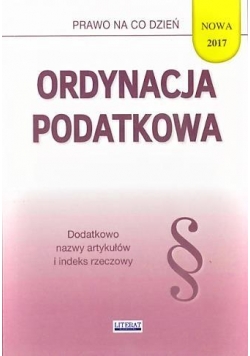 Ordynacja podatkowa 2017