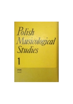 Polish Musicological Studies 1