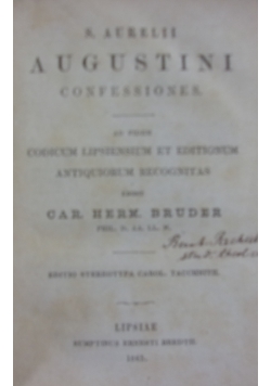 S. Aurelii Augustini, 1865r.